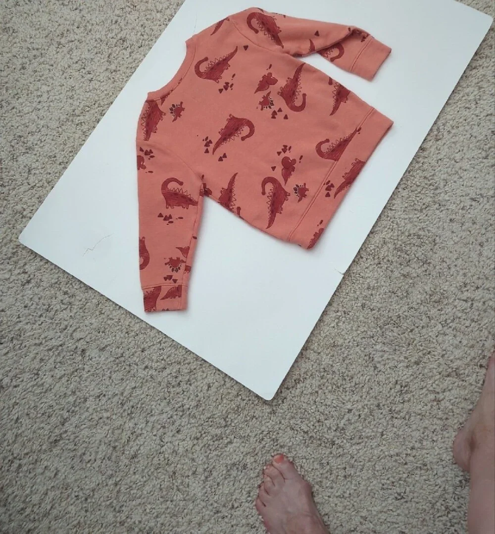 Old Navy Dinosaur Print Crewneck Sweatshirt Unisex 3T